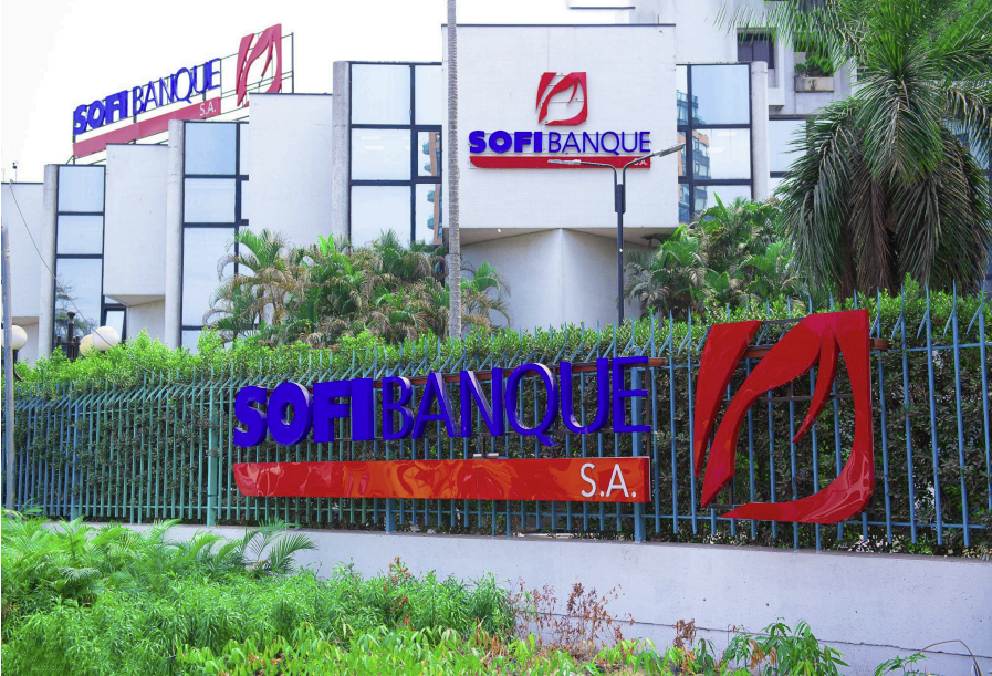 Nouveau siège de la Sofibanque situé sur le Boulevard du 30 juin à Kinshasa, n° 3157